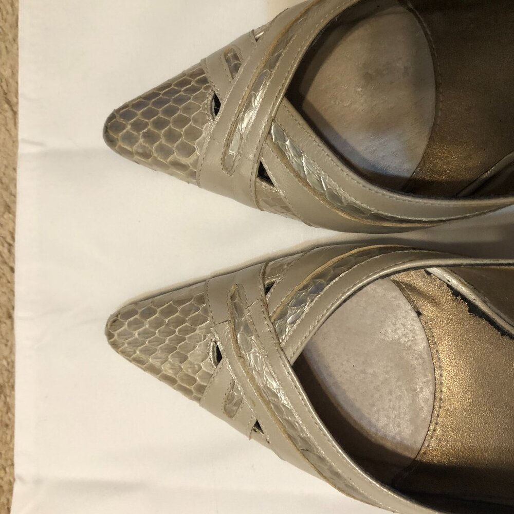 Van Eli, SIZE 4, Slingback, Cream